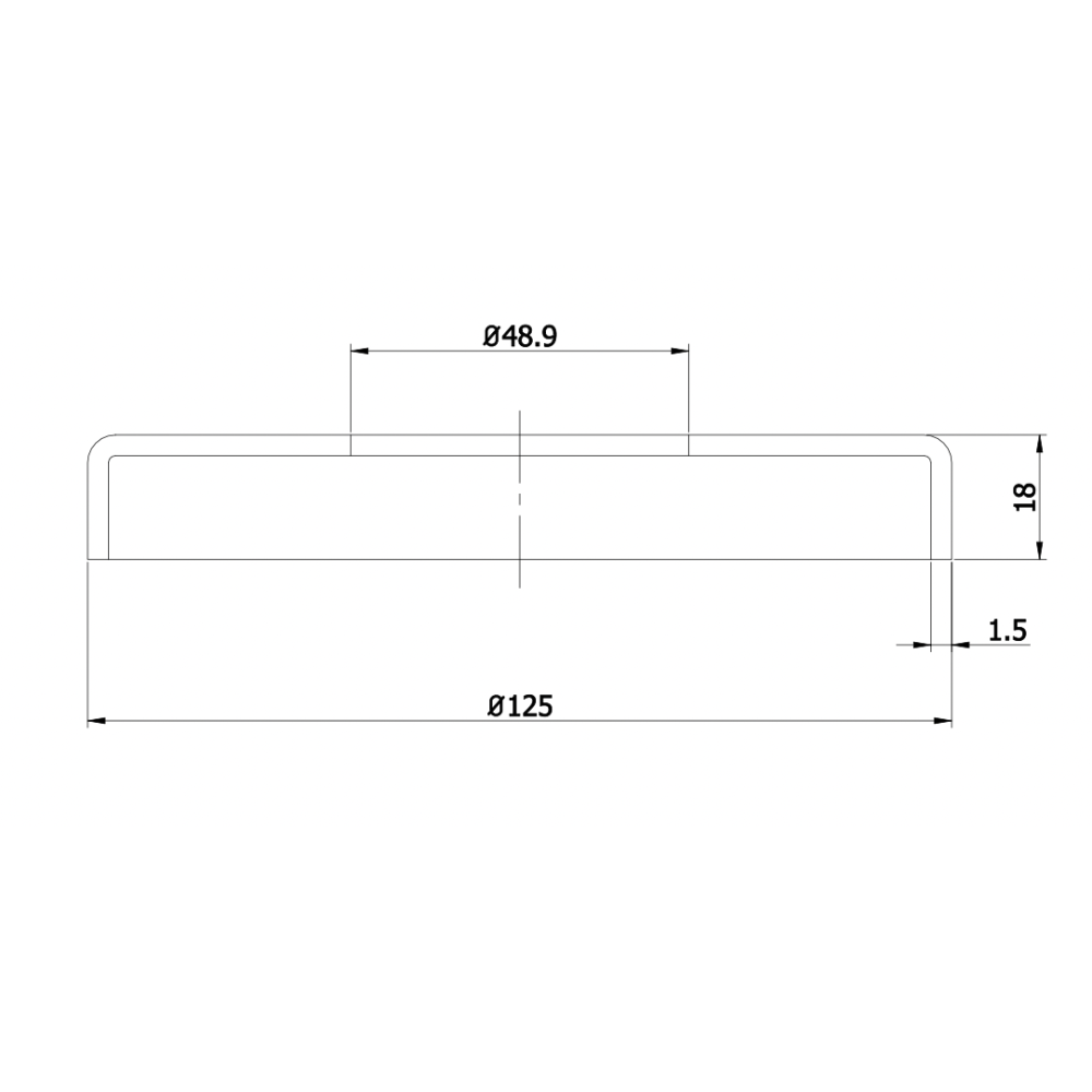 wall flange illustration