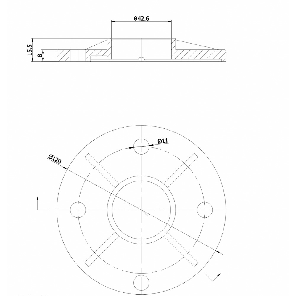 wall flange illustration