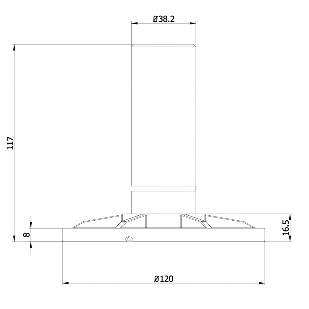 wall flange illustration
