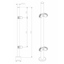 Mirror Polished Corner Post End Cap