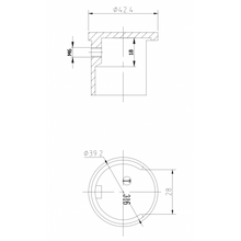 Round end fitting measurements
