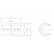 tube connector measurements