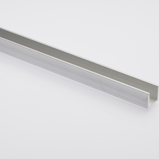 Aluminium Capping – Anodised Aluminium - 17.5mm Glass