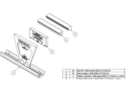 Flex Fit Glass Clamp Kit