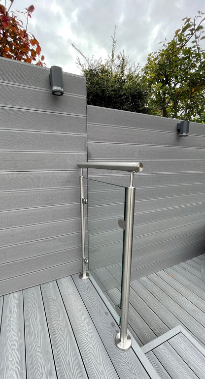 End Post With Handrail Bracket Diameter 48 x 2