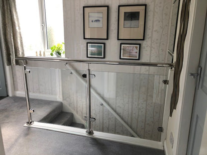 Base Plate 100mm Diameter - 42mm x 2.6mm Post - Grade 304