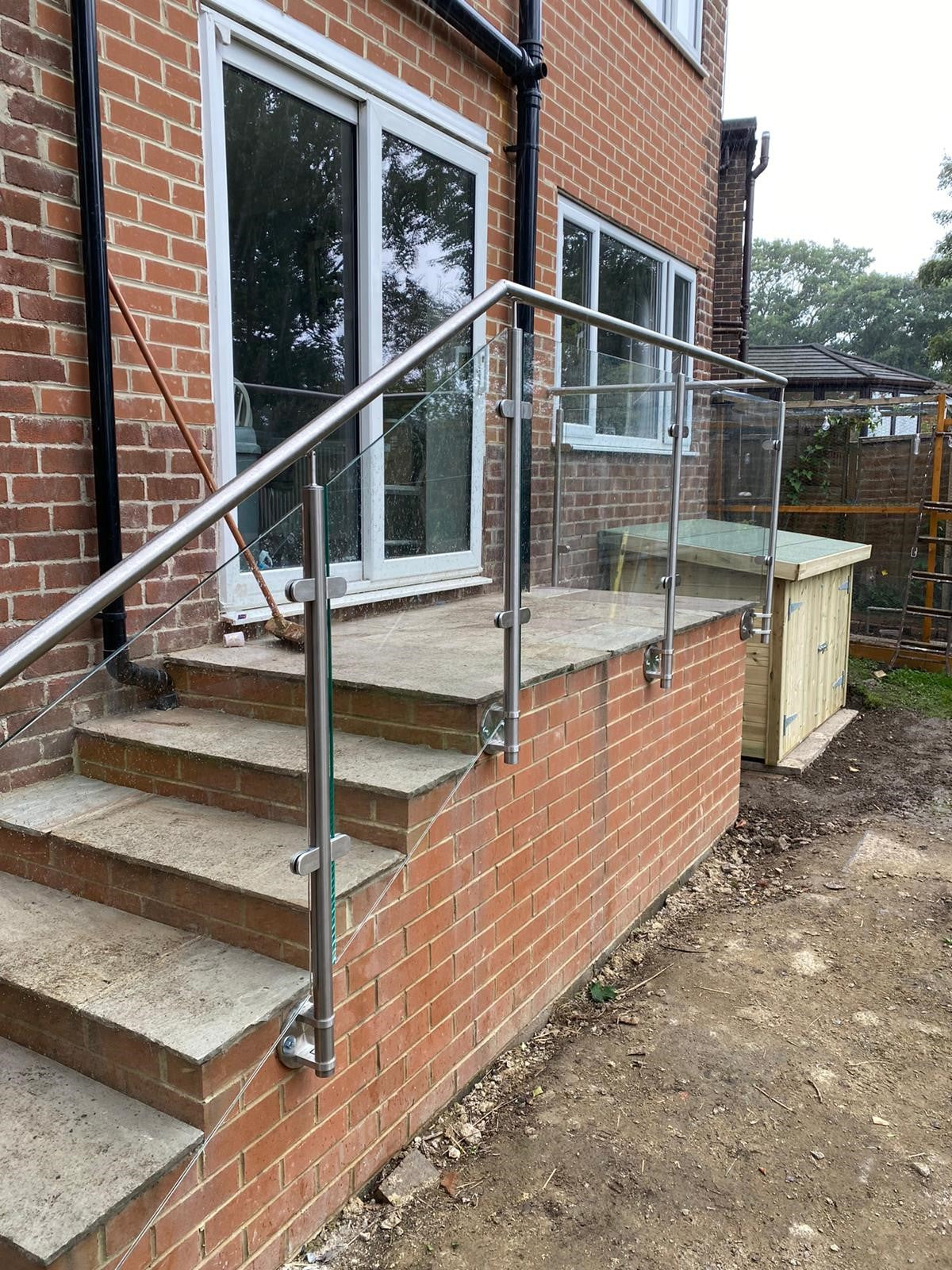 Handrail Bracket with Adjustable Saddle for 48mm x 2mm Post 48mm Handrail