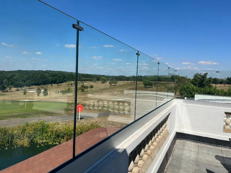 Frameless Channel Glass Balustrade - 3m