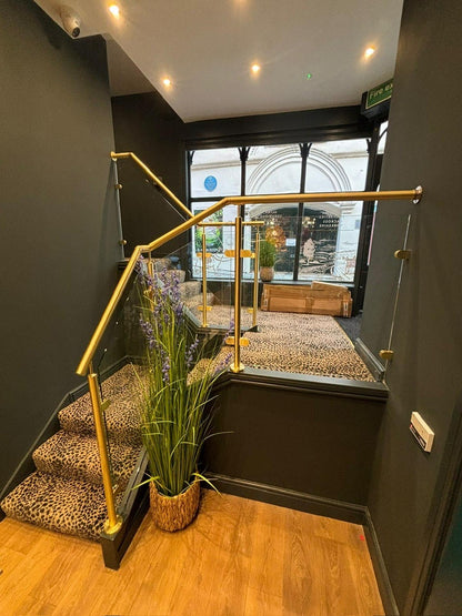 Handrail Bracket With Adjustable Saddle 304 For 42.4mm x 2.0 Diameter 42 - Upright