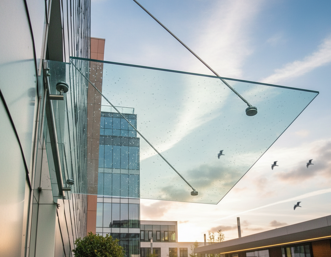 Rod System Glass Canopy