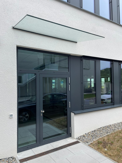 Airforce Cantilever Glass Canopy