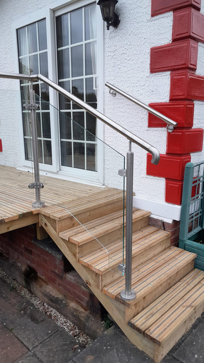 Handrail Bracket with Adjustable Saddle for 42mm x 2.6mm Post 42mm Handrail