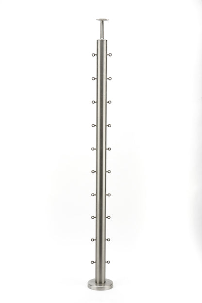 Wire Rope Mid Post (with eye bolt)