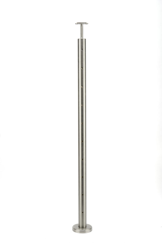 Wire rope mid post