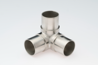 3 Way Handrail Corner Connector For 42mm Balustrade Tube