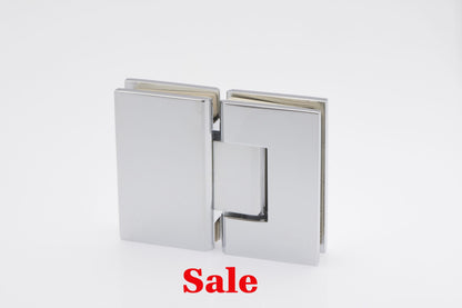 180° Glass To Glass Shower Hinge 8mm To 10mm Glass