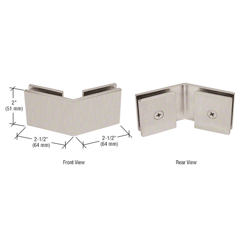135 Degree Glass to Glass Clamp