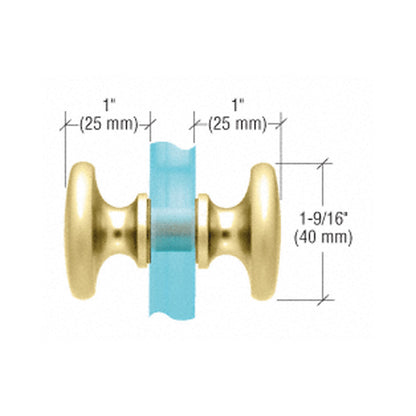 Back to Back Shower Knob - Traditional Style