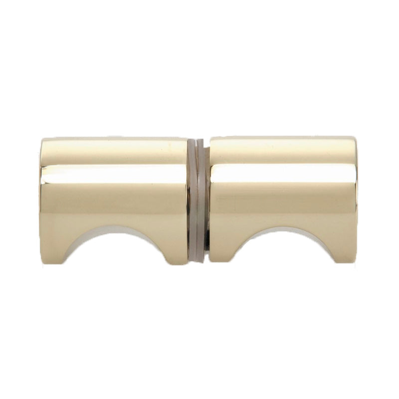 Back to Back Shower Knob - Crescent Style (6mm - 12mm glass 12mm ø hole)