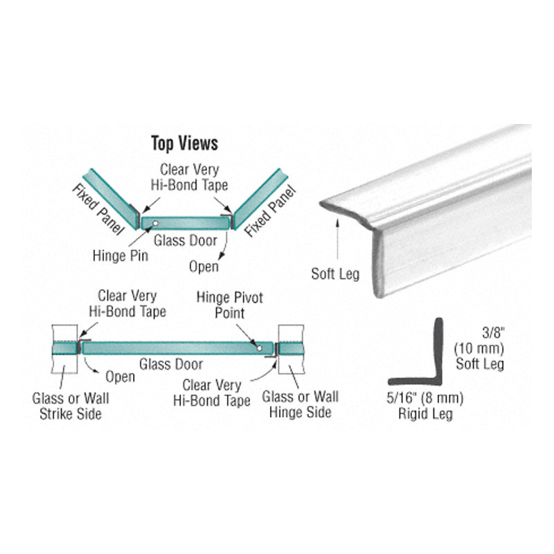 Translucent Vinyl "L" Seal