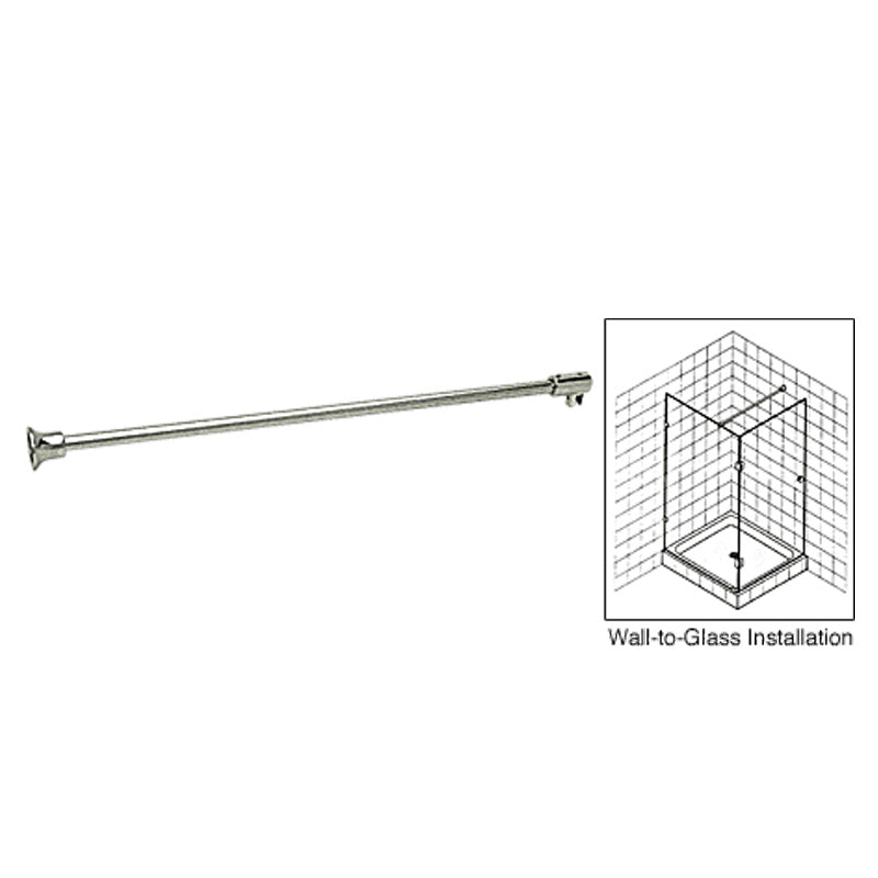 1m Wall to Glass Support Bar