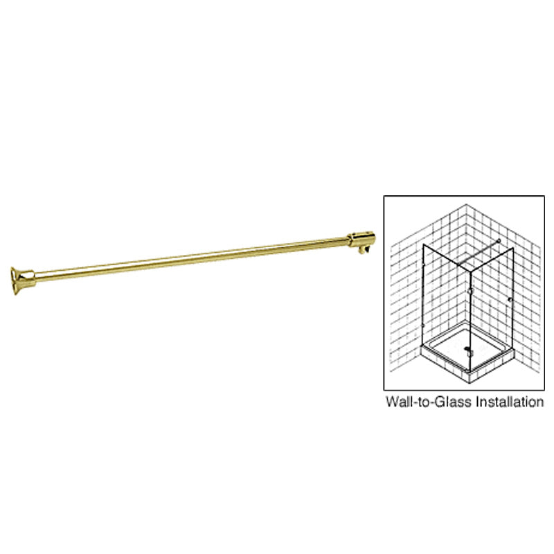 1m Wall to Glass Support Bar