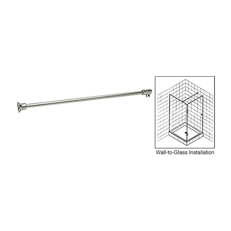 1m Wall to Glass Support Bar