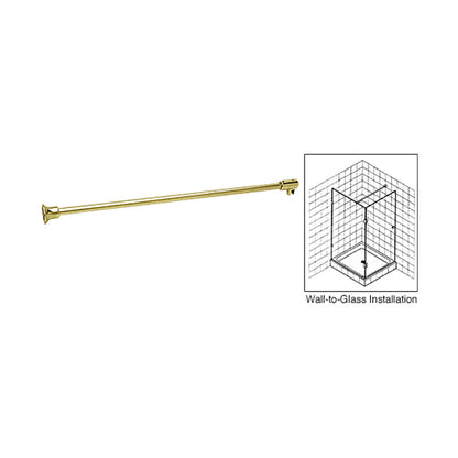 1m Wall to Glass Support Bar