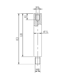 Handrail Stem With Thread