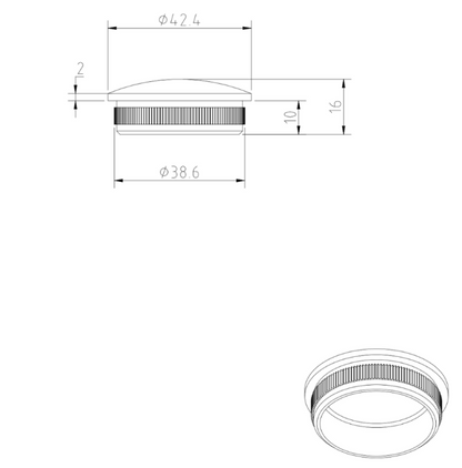 End Cap – Curved