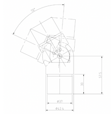 Adjustable Connector +/- 70°