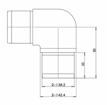 Connector 0-90 Degree Sweeping