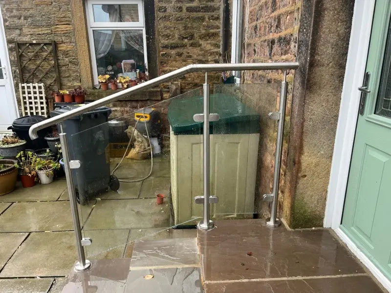 Handrail Bracket with Adjustable Saddle for 42mm x 2mm Post 48mm Handrail