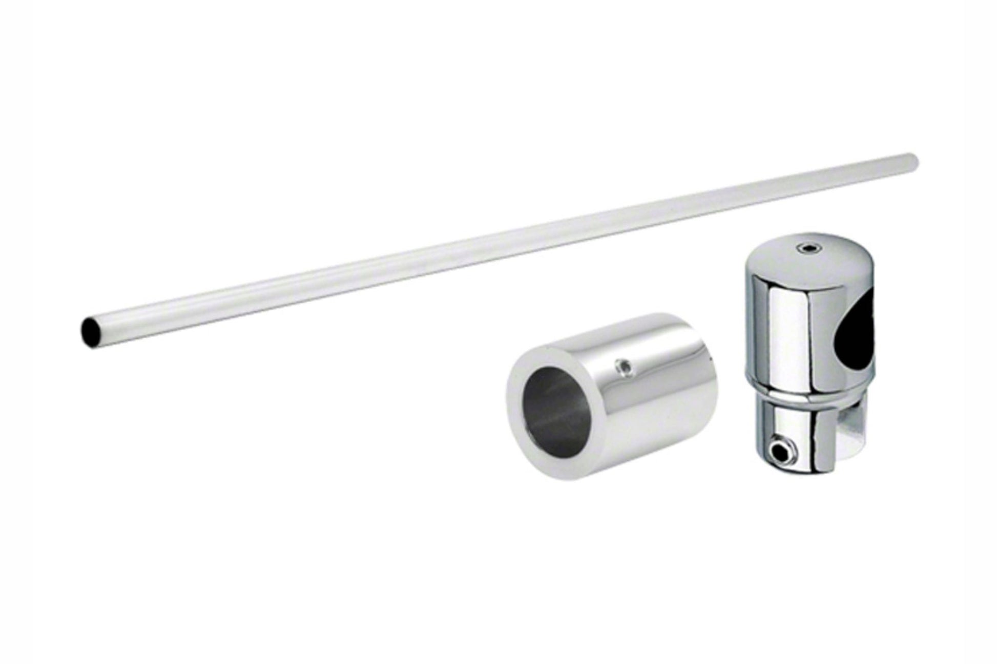 Support Bar Set 19mm diameter glass to wall