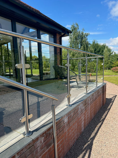 Handrail Bracket with Adjustable Saddle for 42mm x 2.6mm Post 48mm Handrail