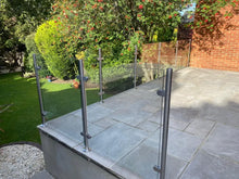 Post no Handrail Glass Balustrade - 2m