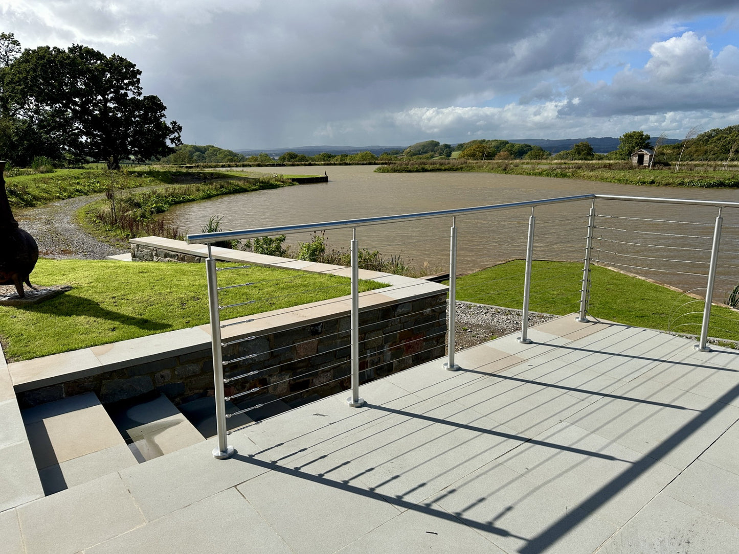 Wire Rope Mid Post (no eye bolt)